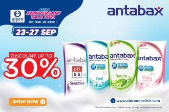 Alpro Pharmacy Online Antabax Anniversary Sale (23 September 2021 - 27 September 2021)