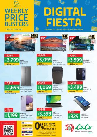 LuLu Hypermarket Fiesta Digital Promotion (23 September 2021 - 3 October 2021)