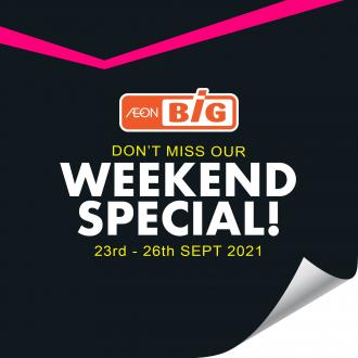 AEON BiG Weekend Promotion (23 September 2021 - 26 September 2021)