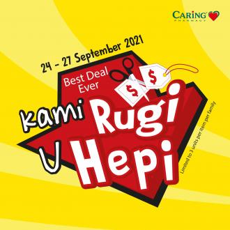 Caring Pharmacy Kami Rugi U Hepi Promotion (24 Sep 2021 - 27 Sep 2021)