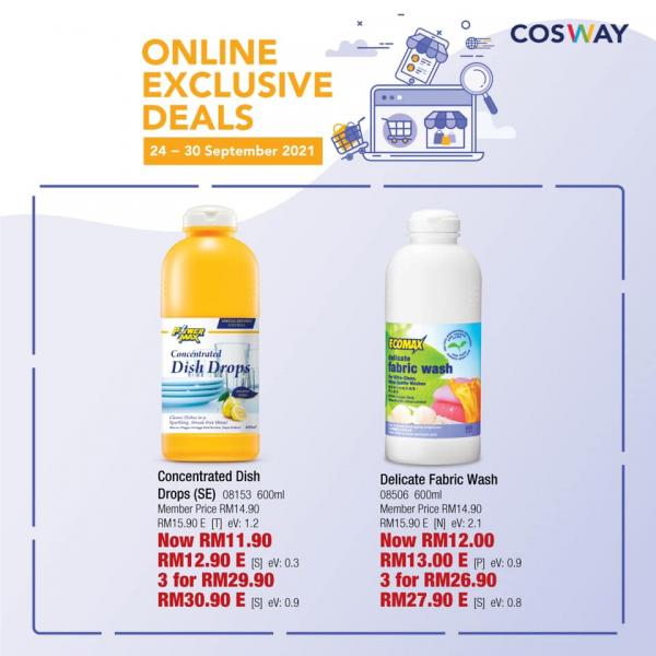 Cosway Online Exclusive Deals Promotion (24 September 2021 - 30