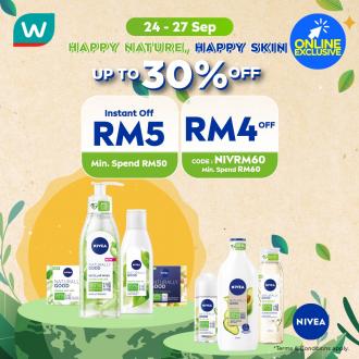 Watsons Online Nivea Sale Up To 30% OFF (24 Sep 2021 - 27 Sep 2021)