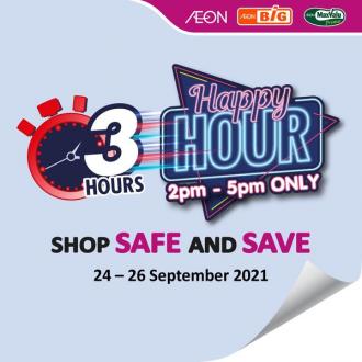AEON Happy Hour Promotion (24 September 2021 - 26 September 2021)