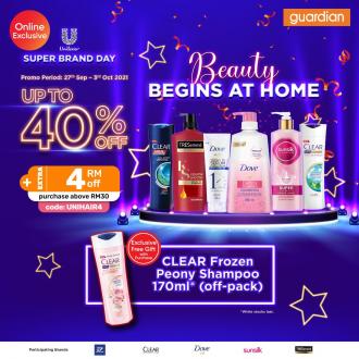 Guardian Online Unilever Super Brand Day Sale Up To 40% OFF (27 Sep 2021 - 3 Oct 2021)