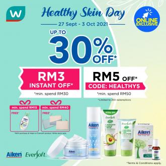 Watsons Online Aiken Healthy Skin Day Sale Up To 30% OFF (27 Sep 2021 - 3 Oct 2021)
