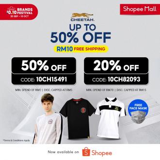 Cheetah Shopee 10.10 Sale Up To 50% OFF