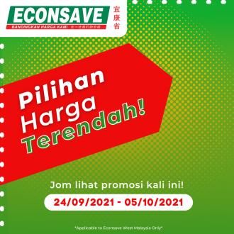 Econsave Lowest Price Promotion (24 September 2021 - 5 October 2021)