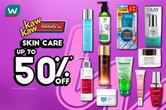 Watsons Skincare Sale Up To 50% OFF (30 Sep 2021 - 4 Oct 2021)