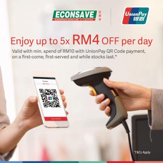 Econsave UnionPay RM4 OFF Promotion