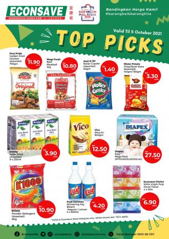 Econsave Top Picks Promotion (valid until 5 October 2021)