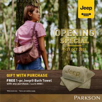 Parkson Jeep Apparel Opening Promotion (1 October 2021 - 31 October 2021)