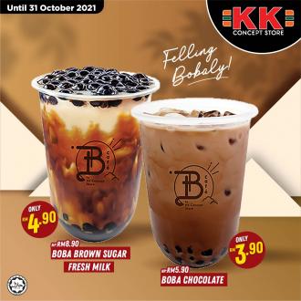 KK Concept Store Boba Drink Promotion (valid until 31 October 2021)