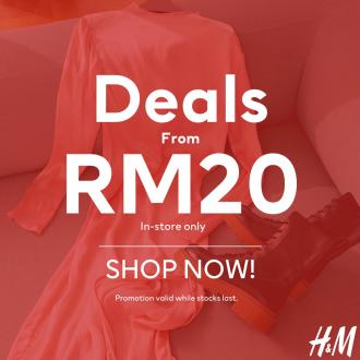 H&M In-Store Sale from RM20