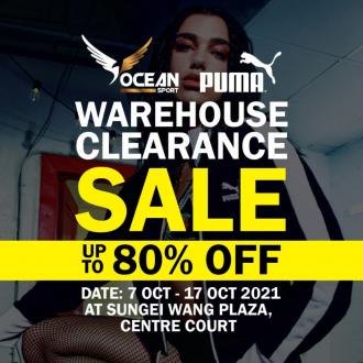 PUMA Warehouse Sale Up To 80% OFF at Sungei Wang Plaza (7 October 2021 - 17 October 2021)