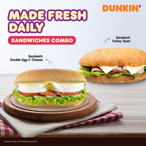 Dunkin' Donuts All-Day Goodness Sandwiches Combo Promotion