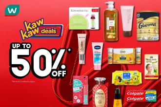 Watsons Kaw Kaw Deals Sale Up To 50% OFF (7 October 2021 - 11 October 2021)