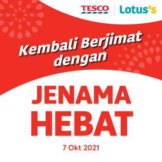 Tesco / Lotus's Jenama Hebat Promotion (7 October 2021 - 20 October 2021)