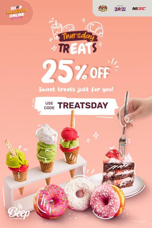 Beep Thursday Treat 25% OFF Promo Code Promotion (7 October 2021)