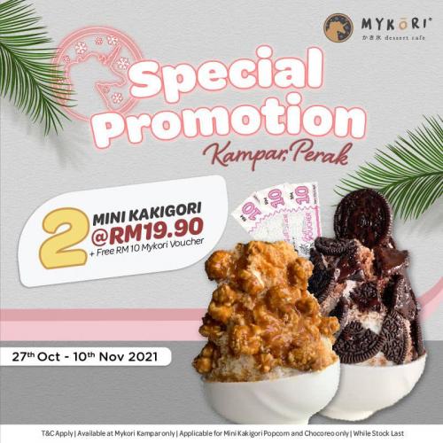 Mykori Kampar Perak 2 Mini Kakigori @ RM19.90 Promotion (27 October 2021 - 10 November 2021)