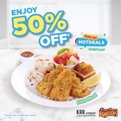 Kenny Rogers ROASTERS GrabFood Hot Deals Up To 50% OFF Promotion (valid until 31 October 2021)