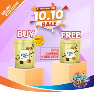 Famous Amos Online 10.10 Sale (9 October 2021 - 12 October 2021)