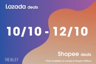 The Alley 10.10 Sale on Shopee & Lazada (10 October 2021 - 12 October 2021)