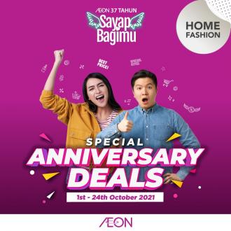AEON Anniversary Sale Home Fashion Promotion (valid until 24 October 2021)