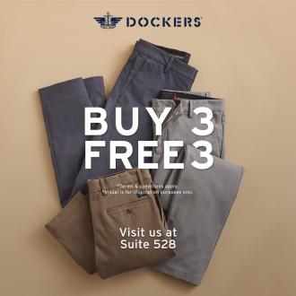 Dockers Buy 3 FREE 3 Sale at Johor Premium Outlets (15 October 2021 - 24 October 2021)