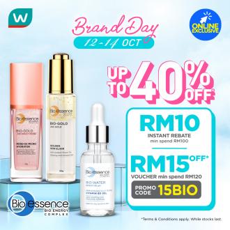 Watsons Online Bio Essence Brand Day Sale Up To 40% OFF & FREE Promo Code (12 Oct 2021 - 14 Oct 2021)