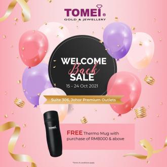 Tomei Welcome Back Sale at Johor Premium Outlets (15 October 2021 - 24 October 2021)