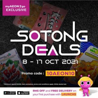 AEON myAEON2go Sotong Deals Promotion (8 October 2021 - 17 October 2021)