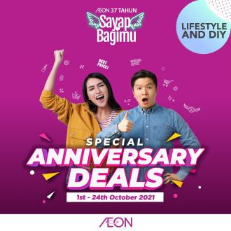 AEON Anniversary Sale Lifestyle And DIY Promotion (valid until 24 October 2021)