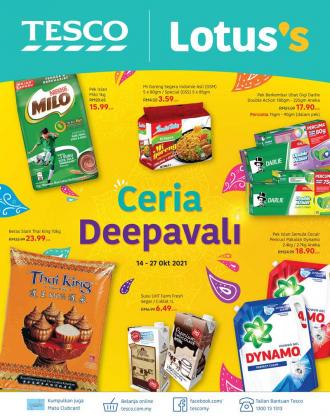 Tesco / Lotus's Deepavali Promotion Catalogue (14 October 2021 - 27 October 2021)