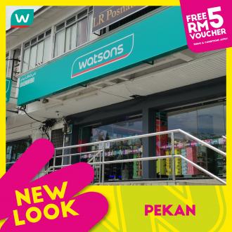 Watsons Pekan Pahang Opening Promotion FREE RM5 Voucher (13 October 2021 - 19 October 2021)