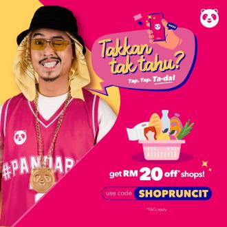 FoodPanda Shops RM20 OFF Promotion (valid until 31 October 2021)