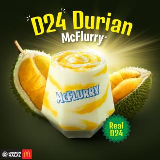 McDonald's D24 Durian McFlurry
