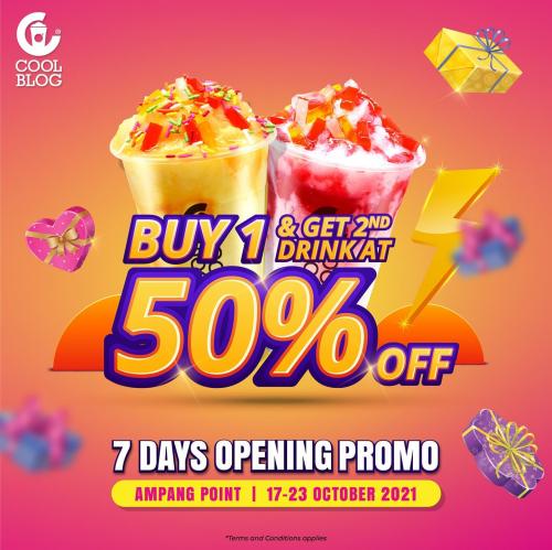 Coolblog Ampang Point Opening Promotion (17 October 2021 - 23 October 2021)