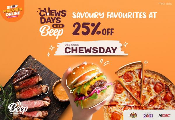 Beep Chewsdays 25% OFF Promotion (19 October 2021)