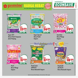 Econsave Jasmine Rice Promotion (22 Oct 2021 - 31 Oct 2021)