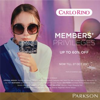 Parkson Members Carlo Rino Sale Up To 60% OFF (valid until 27 October 2021)