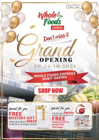 Whole Fruits Express Bukit Gasing Opening Promotion (20 October 2021 - 26 October 2021)