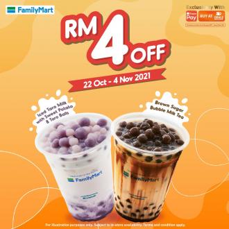 FamilyMart ShopeePay Milk Tea RM4 OFF Promotion (22 Oct 2021 - 4 Nov 2021)