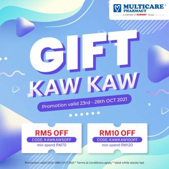 Multicare Pharmacy Online Gift Kaw Kaw Sale (23 October 2021 - 28 October 2021)