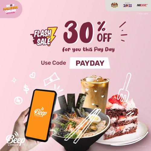 Beep Pay Day Sale 30% OFF (25 October 2021 - 29 October 2021)
