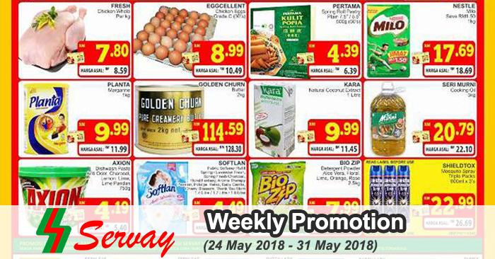 Servay Weekly Promotion at Putatan (24 May 2018 - 31 May 2018)