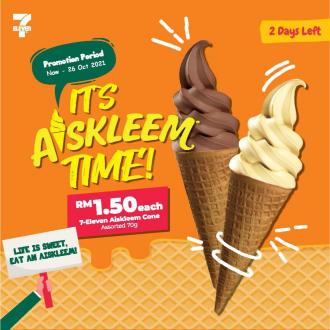7 Eleven Aiskleem @ RM1.50 Promotion (valid until 26 Oct 2021)