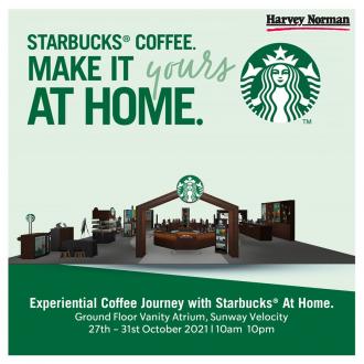 Harvey Norman Starbucks At Home Roadshow Promotion at Sunway Velocity (27 October 2021 - 31 October 2021)