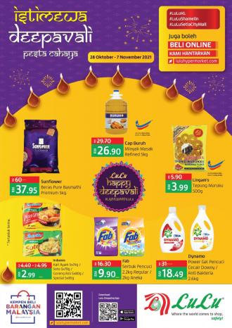 LuLu Deepavali Promotion Catalogue (28 October 2021 - 7 November 2021)