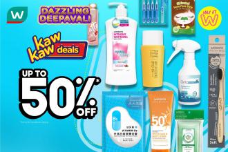 Watsons Brand Products Sale Up To 50% OFF (28 Oct 2021 - 1 Nov 2021)
