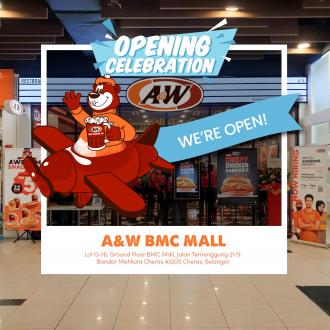 A&W BMC Mall Opening Promotion FREE Rooty Fridge Magnet